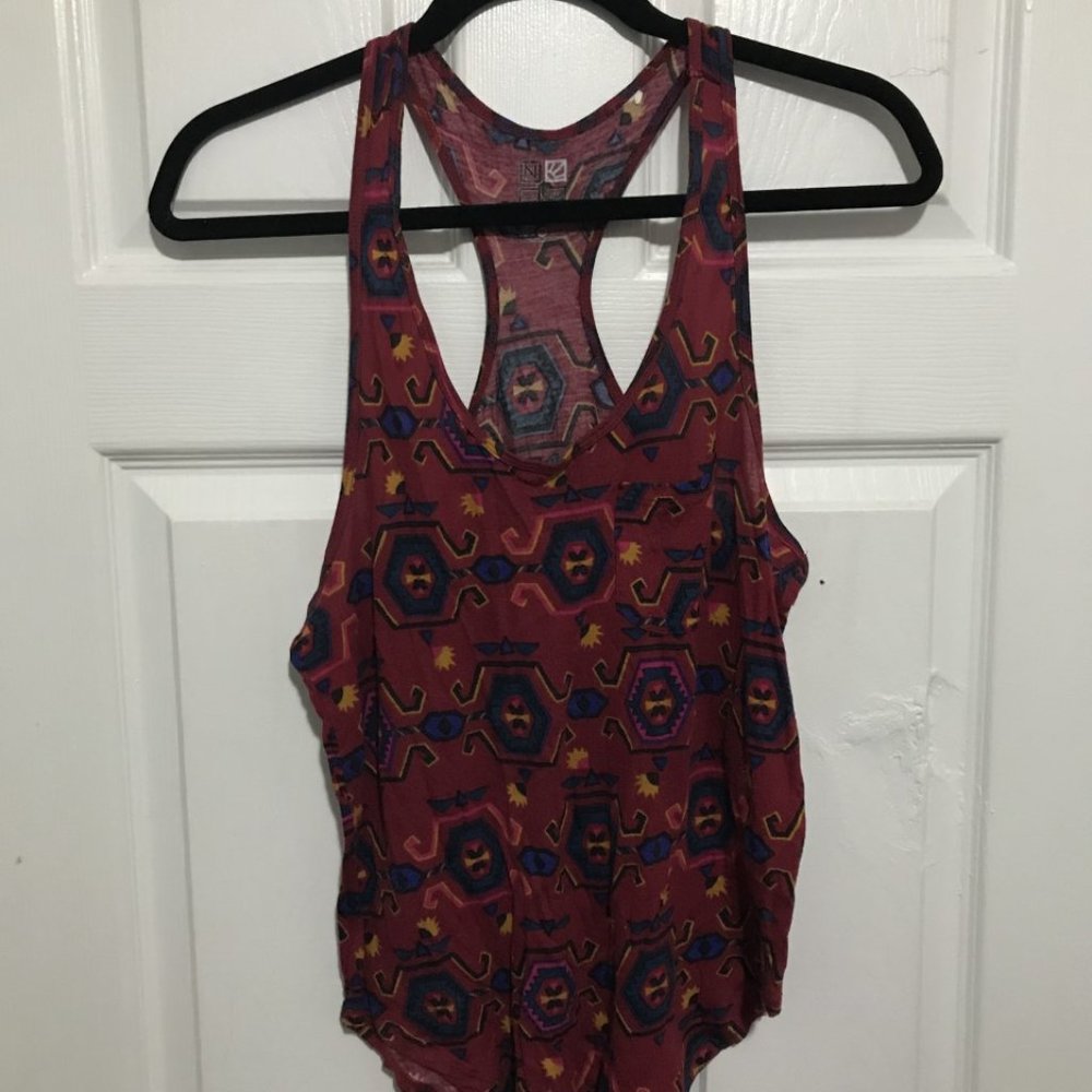 Geometric Print Tank Top